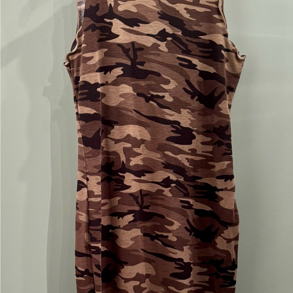 SHEIN Camouflage Mini Dress